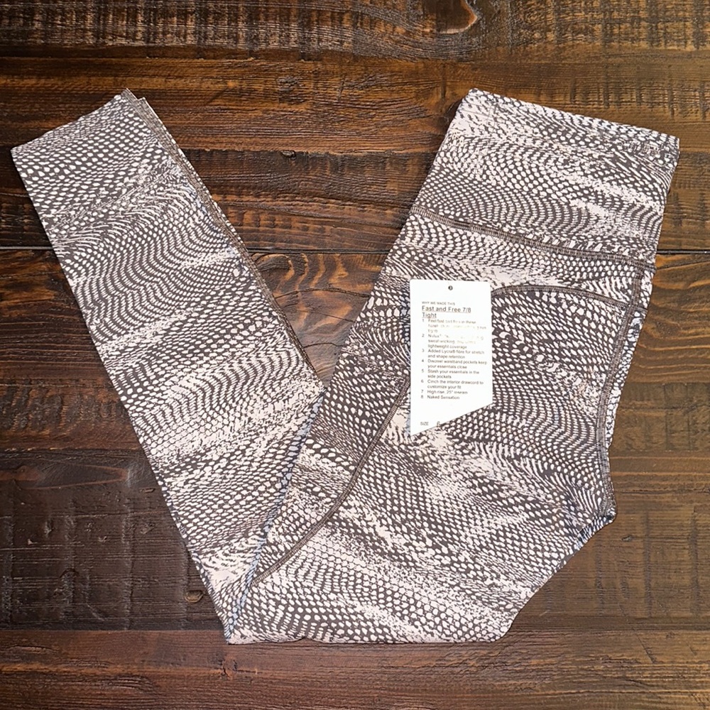 Lululemon. Fast and Free 7/8 Tight